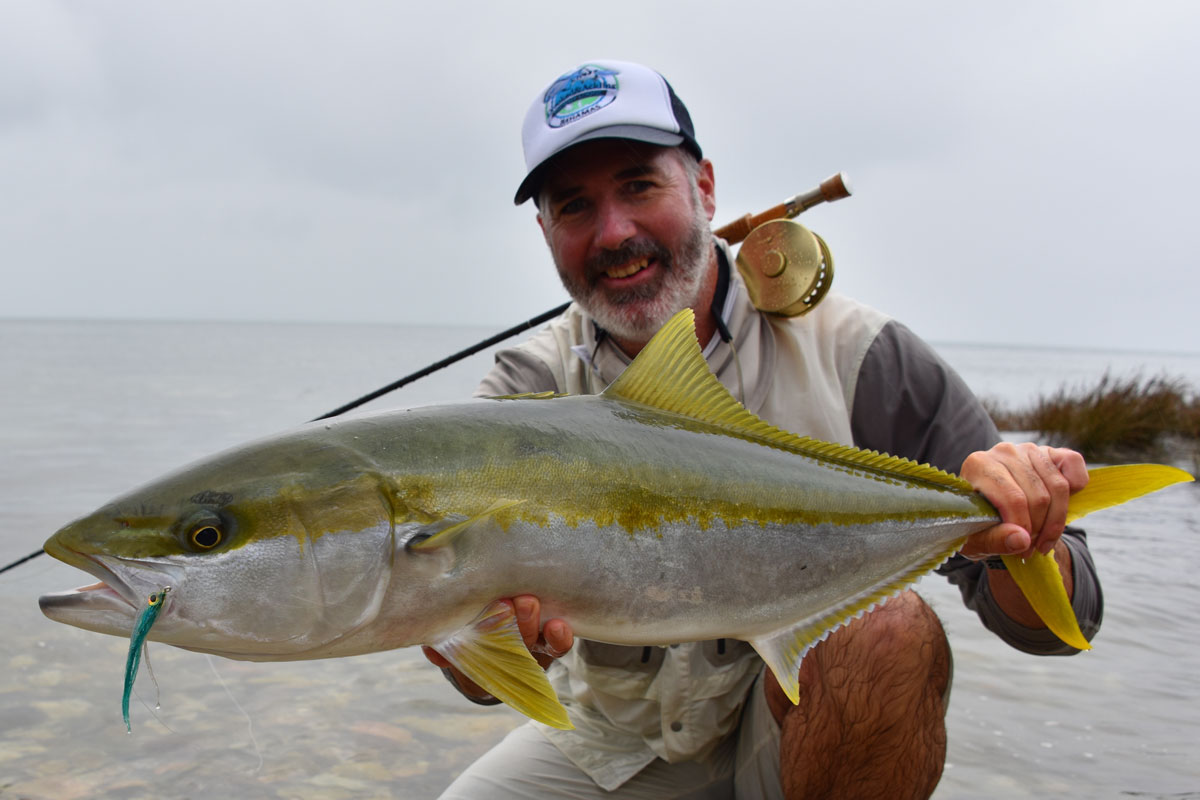 Saltwater fly-fishing for kingfish - John Gendall Fly Fishing